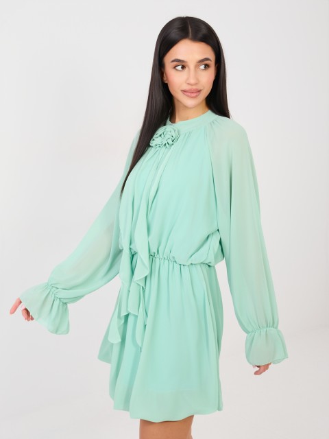 Suknelė-MI-SK-A1554.67-mėtinė