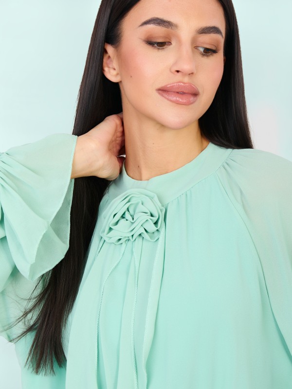 Suknelė-MI-SK-A1554.67-mėtinė