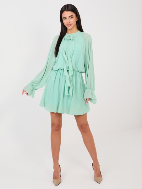 Suknelė-MI-SK-A1554.67-mėtinė