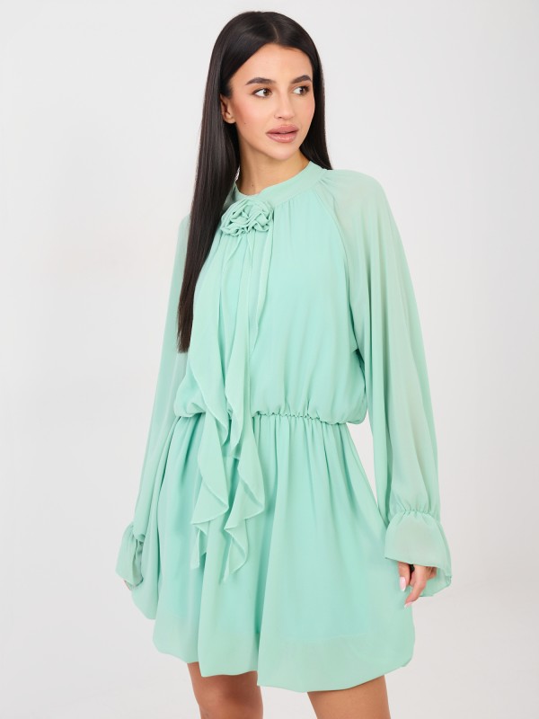 Suknelė-MI-SK-A1554.67-mėtinė