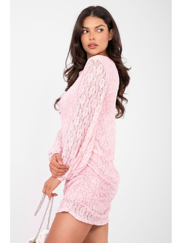 Suknelė-IT-SK-9975.99-šviesiai rožinė