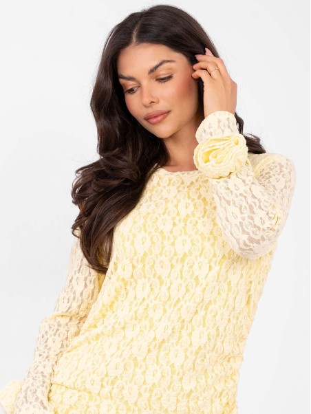 Suknelė-IT-SK-9913.30-šviesiai geltona