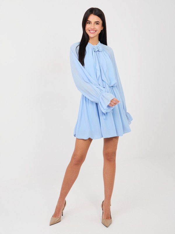 Suknelė-MI-SK-A1554.67-šviesiai mėlyna