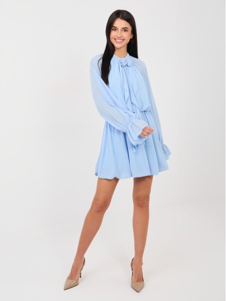 Suknelė-MI-SK-A1554.67-šviesiai mėlyna