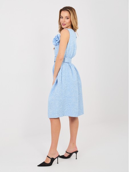 Suknelė-IT-SK-21861.86-šviesiai mėlyna