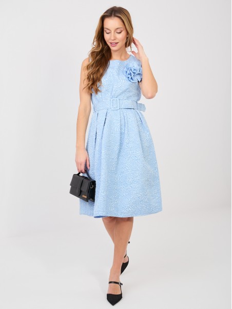 Suknelė-IT-SK-21861.86-šviesiai mėlyna