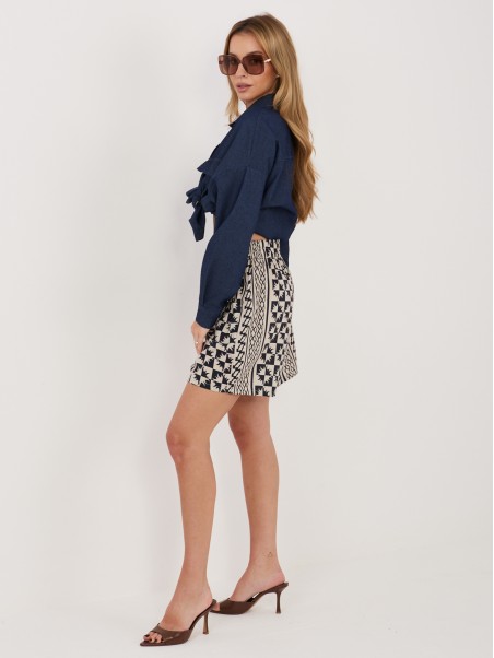 Šortai-D73771M62489KD-tamsiai mėlyni