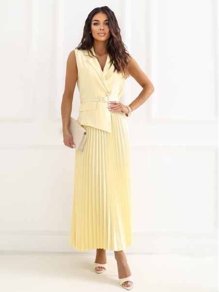 Suknelė-IT-SK-21558.03-šviesiai geltona