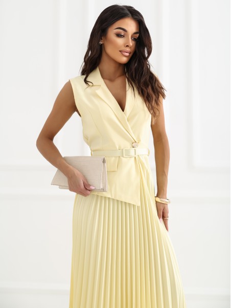 Suknelė-IT-SK-21558.03-šviesiai geltona