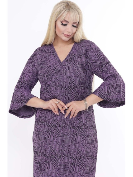 Marga violetinė suknelė 2