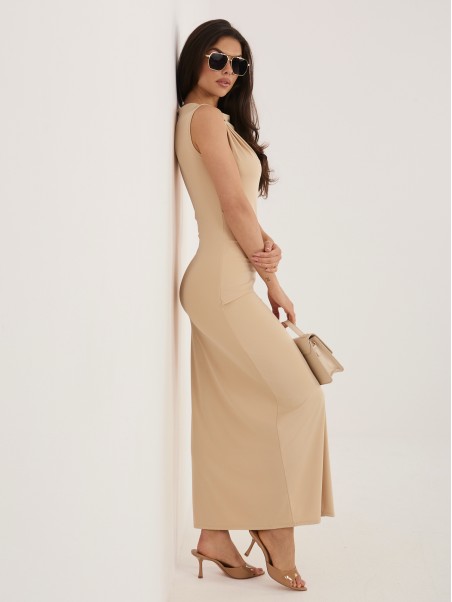 Suknelė-IT-SK-22392.21-smėlinė