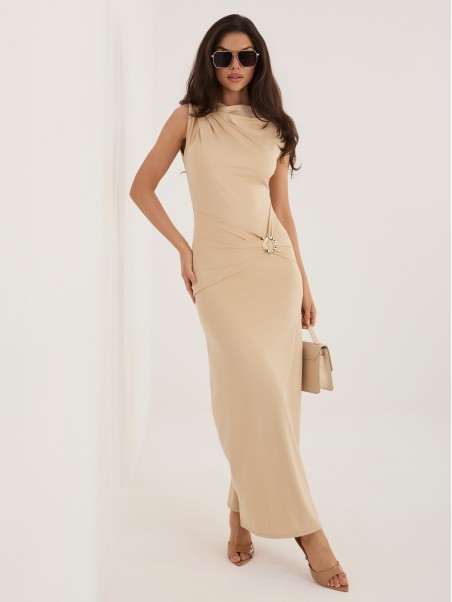 Suknelė-IT-SK-22392.21-smėlinė