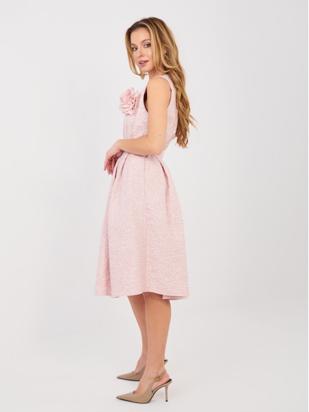Suknelė-IT-SK-21861.86-šviesiai rožinė