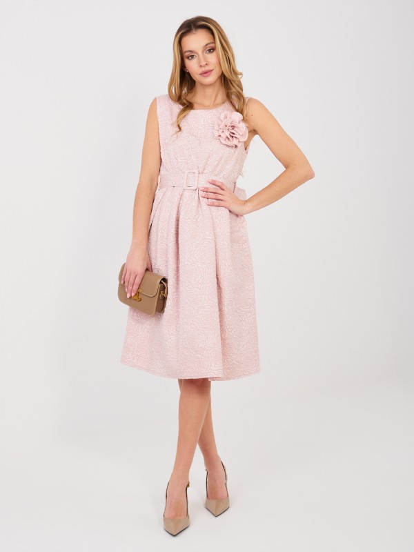 Suknelė-IT-SK-21861.86-šviesiai rožinė