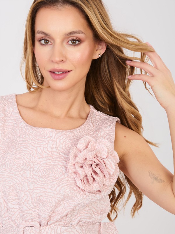 Suknelė-IT-SK-21861.86-šviesiai rožinė