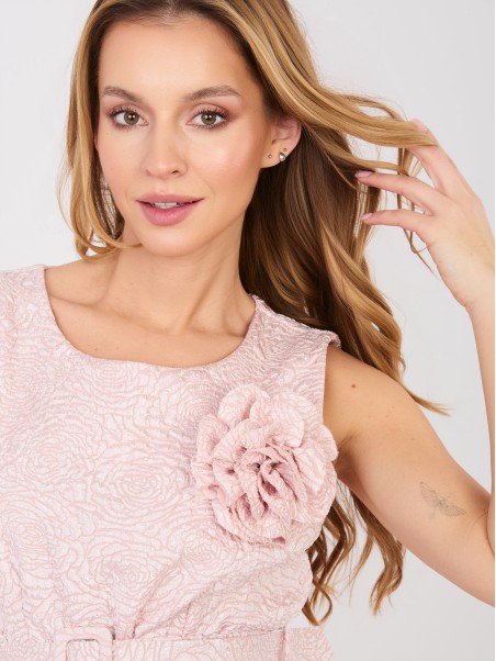 Suknelė-IT-SK-21861.86-šviesiai rožinė