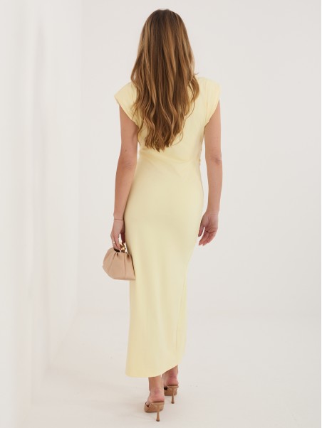 Suknelė-IT-SK-22350.86-šviesiai geltona