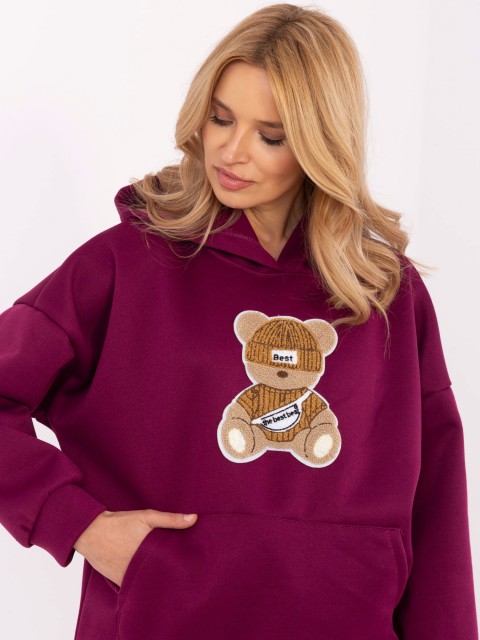 Bluza-DHJ-BL-A8695-1.16-fioletowy 2