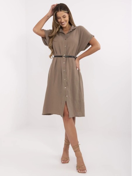 Sukienka-MI-SK-A2494.99-brązowy