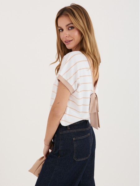 Bluzka-RV-BZ-A1243.13P-ciemny bezowy