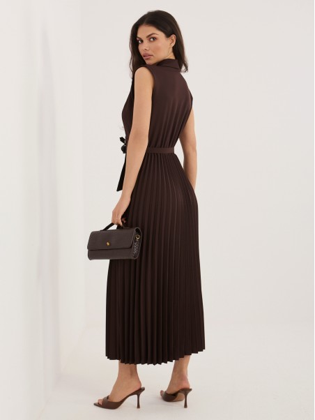 Sukienka-IT-SK-21558.03-ciemny brązowy