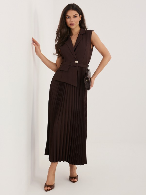 Sukienka-IT-SK-21558.03-ciemny brązowy