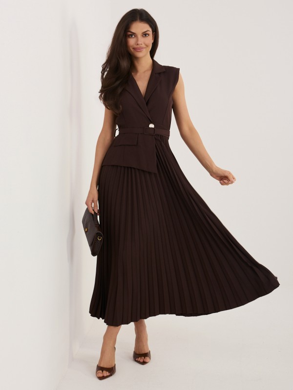 Sukienka-IT-SK-21558.03-ciemny brązowy