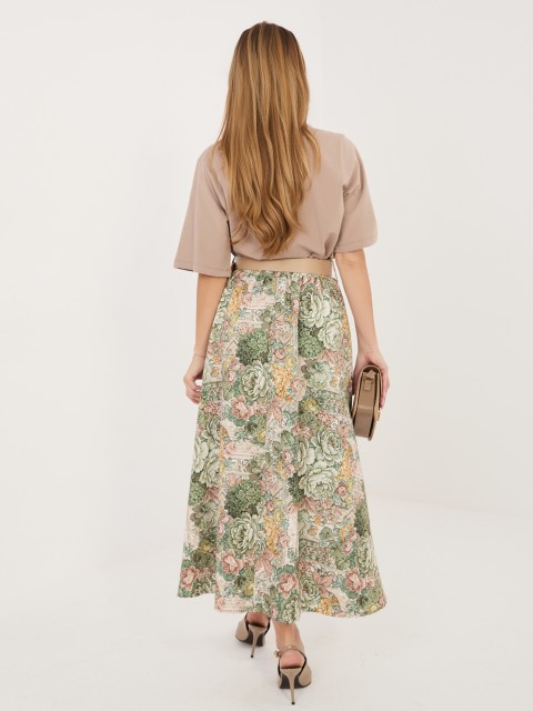 Spódnica-IT-SD-FL9850-2.17-zielony