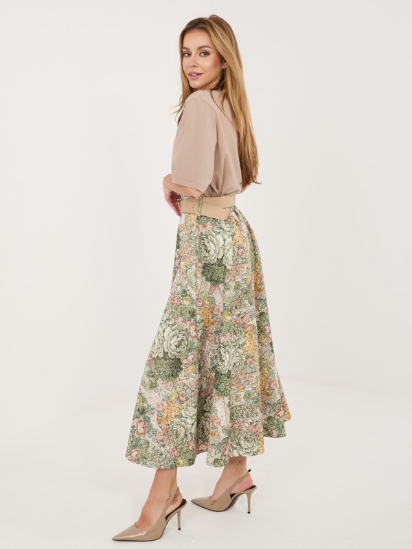 Spódnica-IT-SD-FL9850-2.17-zielony