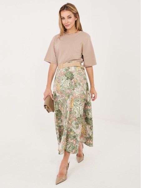 Spódnica-IT-SD-FL9850-2.17-zielony