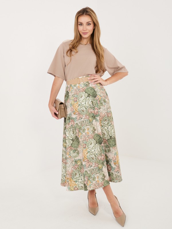 Spódnica-IT-SD-FL9850-2.17-zielony