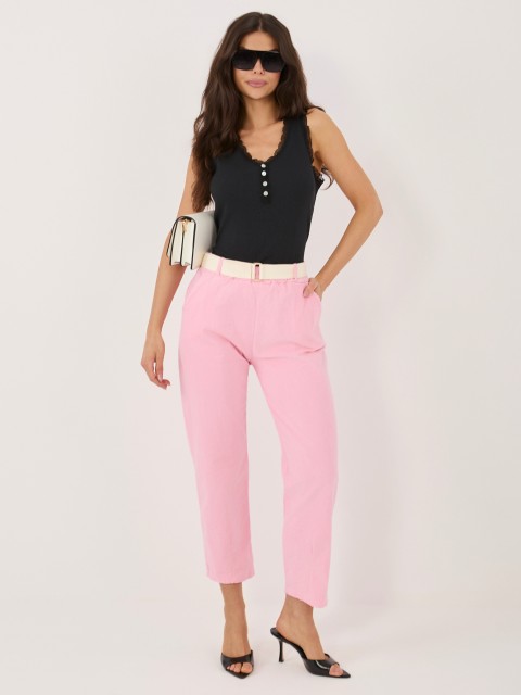 Spodnie-IT-SP-26016.85-jasny różowy