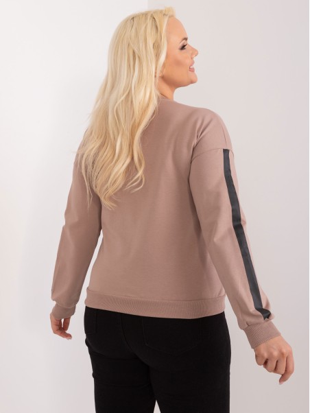 Bluzka-RV-BZ-9329.57-ciemny bezowy