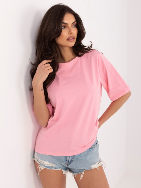 T-shirt- RV-TS-A1089.87-jasny różowy