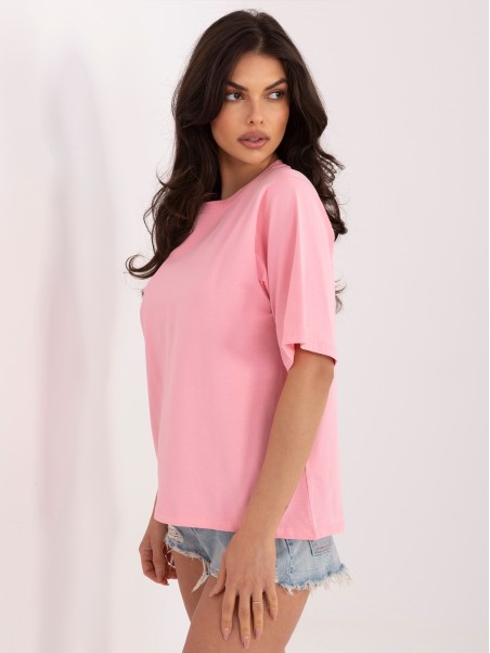 T-shirt- RV-TS-A1089.87-jasny różowy