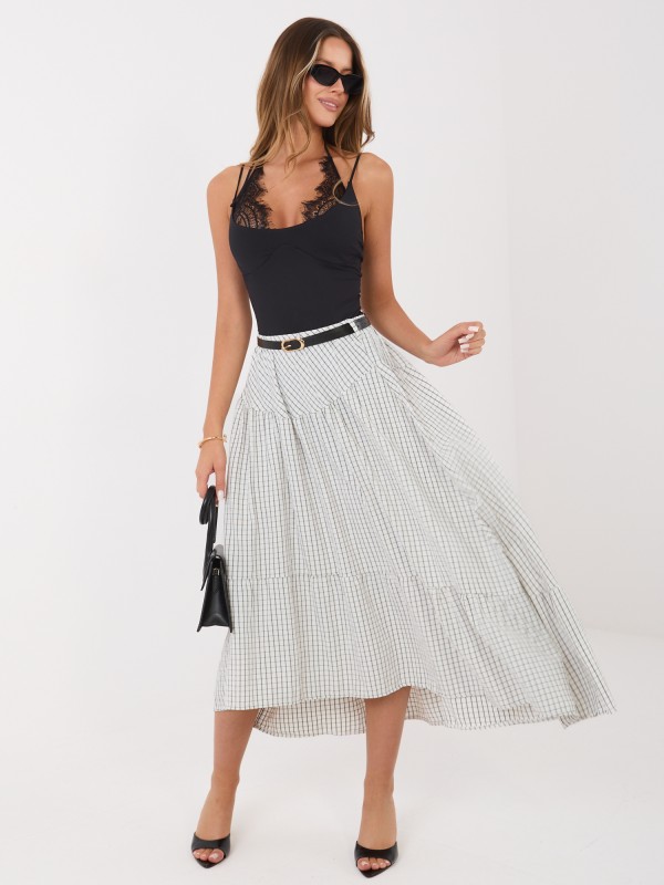 Spódnica-IT-SD-FL10325.00-ecru