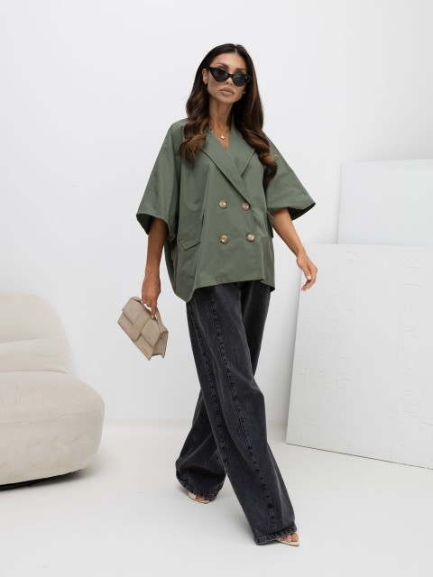 Płaszcz-IT-KR-FL10153KSM.91-khaki
