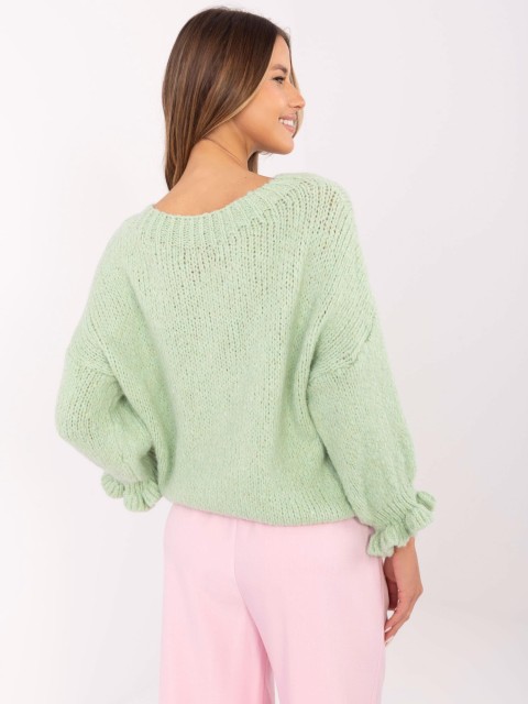 Sweter-MI-SW-2912.10X-pistacjowy 2