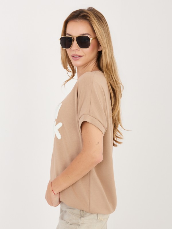 Bluzka-RV-BZ-A1262.00-ciemny bezowy