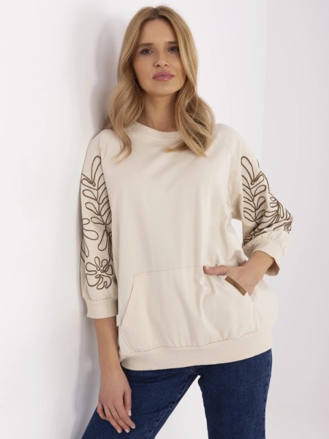 Bluza-RV-BL-A367-1.18P-jasny beżowy 2