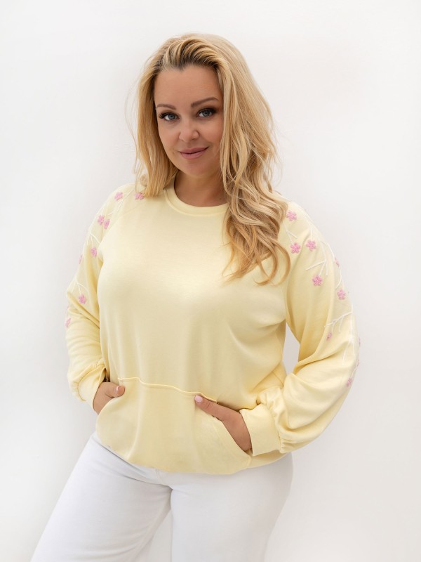 Bluza-RV-BL-A1210.98-jasny żółty