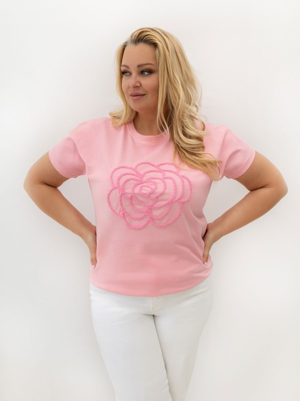 T-shirt-RV-TS-A1323.27P-jasny różowy