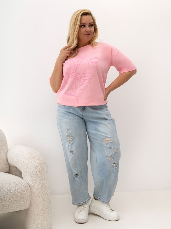 T-shirt-RV-TS-A1331.29P-jasny różowy