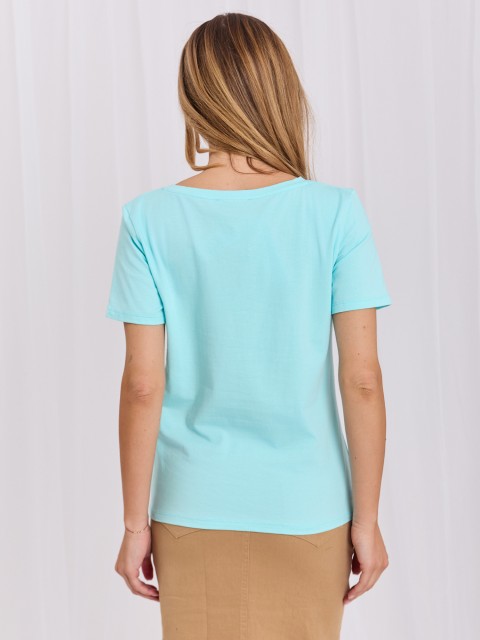 T-shirt-RV-TS-A1095.33-mietowy 2