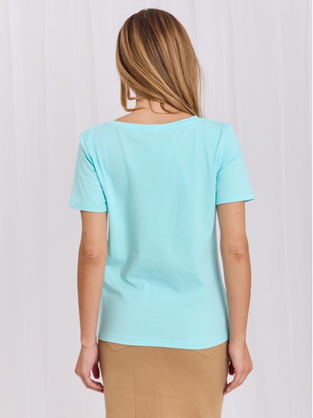 T-shirt-RV-TS-A1095.33-mietowy