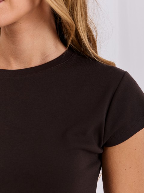 T-shirt-RV-TS-A1440.71-ciemny brązowy 2