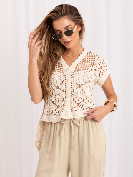 Sweter-CS-SW-VI9822.75-jasny beżowy