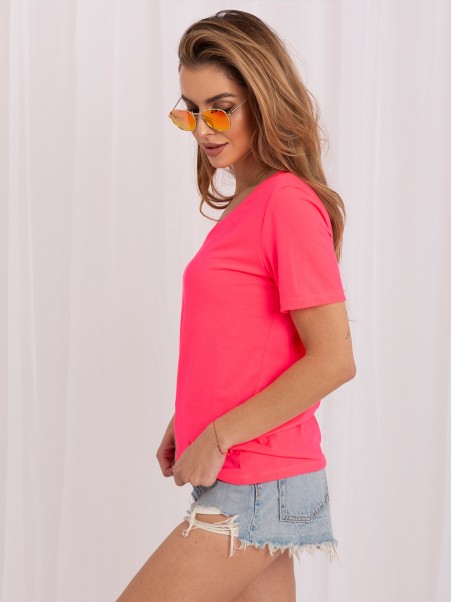 T-shirt-RV-TS-A1095.33-fluo różowy