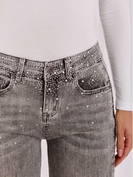 Spodnie jeans-IR-SP-TK519.78-szary