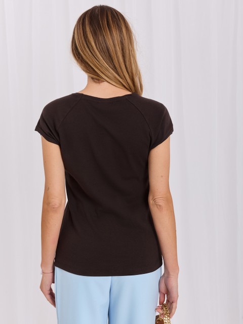 T-shirt-RV-TS-A1442.15-ciemny brązowy